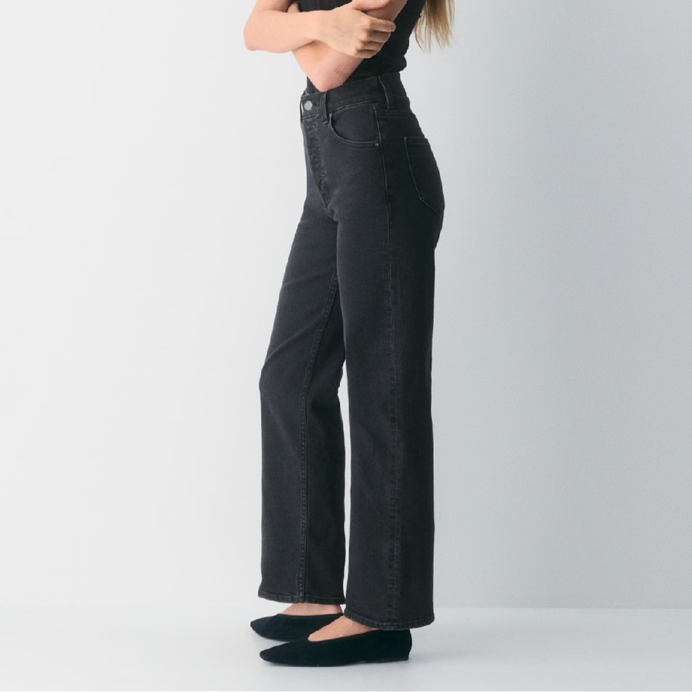 Denim Forum The Arlo Hi-rise Straight Jean - Picture 2 of 8
